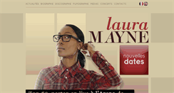 Desktop Screenshot of lauramayne.com